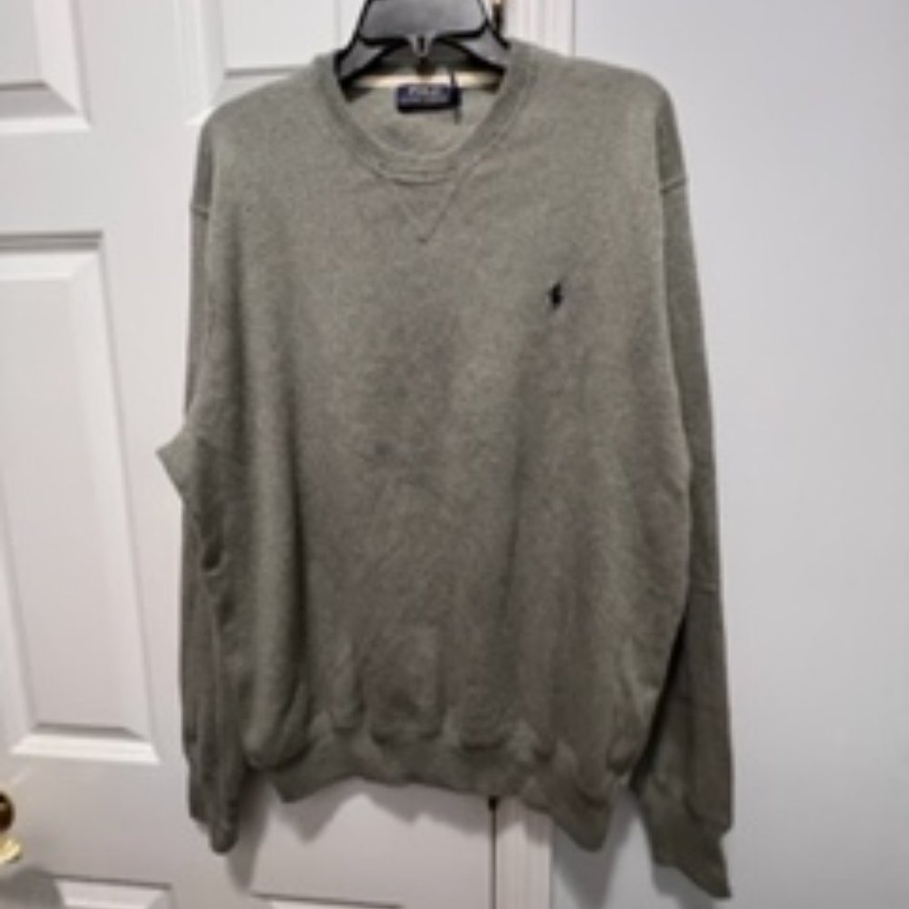 Ralph Lauren XL green 100% cotton sweater